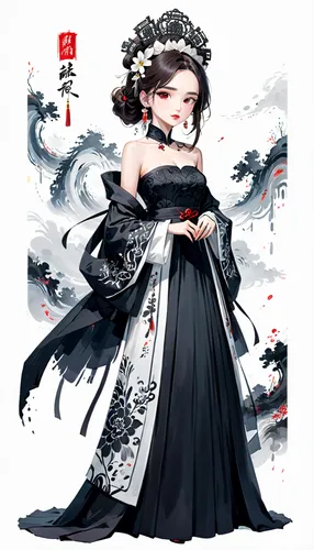 chinese art,taiwanese opera,oriental princess,shuanghuan noble,wuchang,crow queen,geisha girl,xiaochi,hwachae,geisha,peking opera,yangqin,yuanyang,xizhi,queen of hearts,oriental painting,hanbok,ao dai,zui quan,yi sun sin,Anime,Anime,General