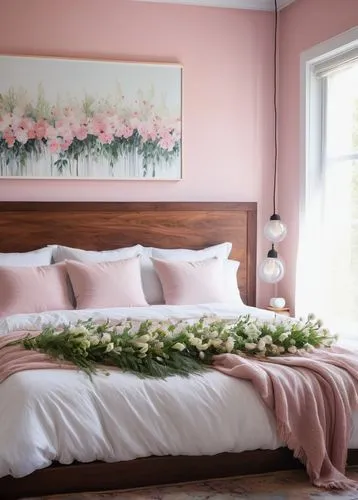 flower wall en,bed linen,headboard,headboards,bedspreads,bedroom,soft pink,flower blanket,featherbedding,bedstead,peony pink,bedspread,bedchamber,pink magnolia,bedding,pink lisianthus,pink floral background,bed,fromental,pink roses,Photography,Fashion Photography,Fashion Photography 25