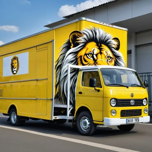 lion's coach,advertising vehicle,volkswagen crafter,delivery truck,cybertruck,light commercial vehicle,racing transporter,lion white,dhl,nikola,parcel service,commercial vehicle,amazon,swiss postbus,battery food truck,postbus,opel movano,courier driver,food truck,two lion,Photography,General,Realistic