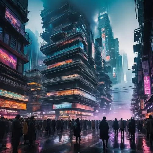 cyberpunk,cybercity,shinjuku,dystopian,bladerunner,guangzhou,shanghai,metropolis,cybertown,hypermodern,kowloon,futuristic landscape,dystopias,cityscape,dystopia,cyberscene,futuristic,mongkok,vapor,tokyo city,Photography,Fashion Photography,Fashion Photography 15