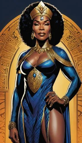 lilandra,nubia,ororo,barda,goddess of justice,themyscira,Illustration,American Style,American Style 13