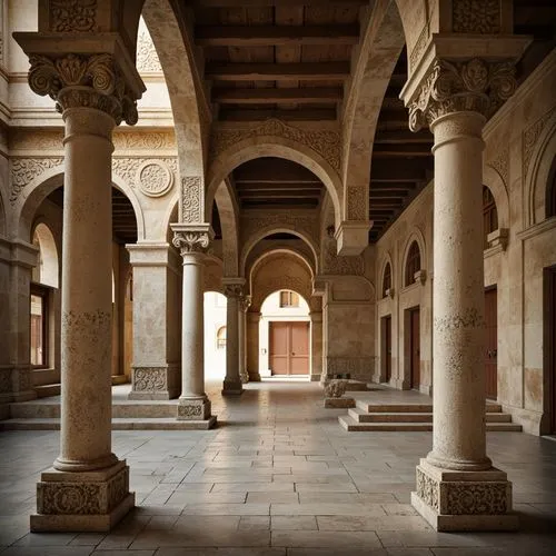 umayyad palace,cloister,arcaded,inside courtyard,cloisters,mezquita,porticos,university al-azhar,ibn tulun,quasr al-kharana,cloistered,qasr al watan,qasr al kharrana,colonnades,courtyard,quadrangle,colonnade,qasr amra,arcades,madrasa