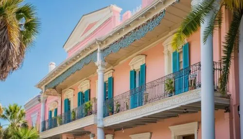 french quarters,nola,san juan,sanjuan,frederiksted,new orleans,neworleans,oranjestad,colorful facade,galveston,christiansted,escambia,dumaine,rowhouses,cienfuegos,bermudian,bermuda,apalachicola,mizner,fla,Illustration,Japanese style,Japanese Style 02