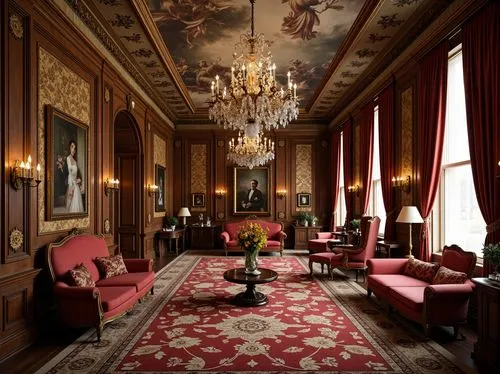 royal interior,ritzau,villa cortine palace,parlor,ornate room,enfilade,villa d'este,anteroom,chateau margaux,foyer,cliveden,althorp,danish room,entrance hall,wade rooms,chambre,villa balbianello,ducale,sitting room,residenz