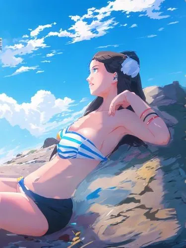 ikuno,kuchel,keijo,hosoda,kawaii people swimming,niijima,Common,Common,Japanese Manga