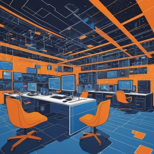 computer room,garrison,ufo interior,spaceship interior,modern office,blur office background,the server room,garrisons,garrisoning,offices,defence,workspaces,working space,enernoc,cretu,computerland,creative office,control desk,computacenter,search interior solutions,Illustration,Black and White,Black and White 20