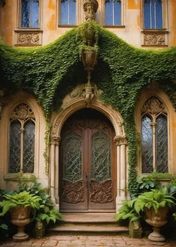 garden door,front door,doorway,entranceway,courtyards,kykuit,villa balbianello,doorways,courtyard,house entrance,bartholome,entryway,entrances,main door,garden elevation,the threshold of the house,sudeley,würzburg residence,portal,montacute,Illustration,American Style,American Style 11