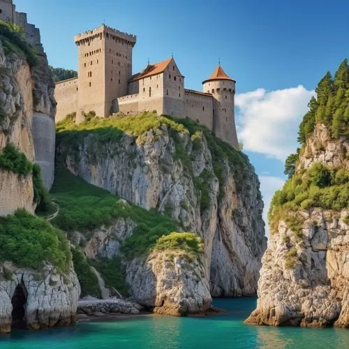 golubac,templar castle,montenegro,medieval castle,south france,castel,Photography,General,Realistic