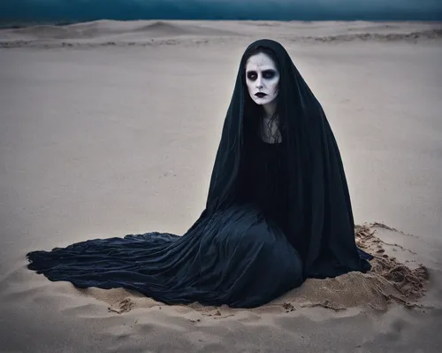 girl on the dune,dark beach,gothic woman,dead bride,gothic portrait,head stuck in the sand,goth woman,dance of death,the dead sea,dead sea,angel of death,gothic dress,widow,blackmetal,grim reaper,dark gothic mood,coffin,sand timer,goth whitby weekend,gothic,Photography,Documentary Photography,Documentary Photography 27