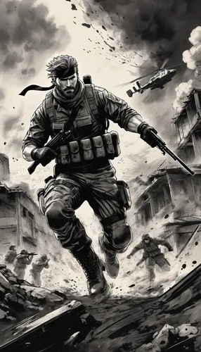 warsaw uprising,stalingrad,lost in war,mobile video game vector background,war correspondent,game illustration,war zone,second world war,war,battlefield,infantry,world war,red army rifleman,verdun,fury,sledge,sci fiction illustration,wartime,world war ii,dday,Illustration,Paper based,Paper Based 30