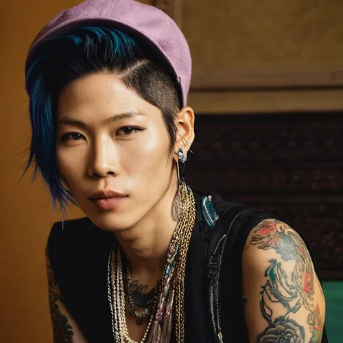 teal blue asia,turtle ship,choi kwang-do,screw,so in-guk,miyeok guk,hung yen,songpyeon,guk,blue hair,with tattoo,jong-ro,kai bei,han thom,kongnamul,ren,tan chen chen,oriental girl,tattoo girl,rapper,Illustration,Abstract Fantasy,Abstract Fantasy 10