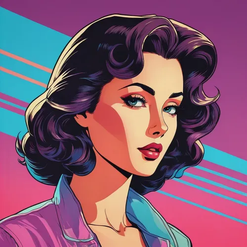 retro woman,retro girl,retro women,vector illustration,vector art,80s,retro styled,vector graphic,retro background,vector girl,80's design,retro style,dribbble,fashion vector,retro look,adobe illustrator,digital illustration,pop art style,60's icon,pink vector,Illustration,Japanese style,Japanese Style 07