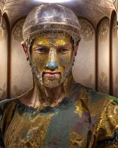 gold mask,tutankhamun,tutankhamen,golden mask,the roman centurion,roman soldier,gold paint stroke,king tut,michelangelo,gold paint strokes,poseidon god face,ramses ii,cent,thracian,bodypainting,gilding,trajan,masque,antiquariat,c-3po