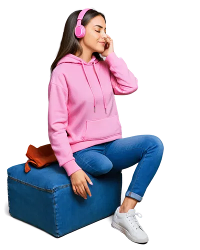 listening to music,pink background,meditator,spotify icon,meditating,music is life,relaxed young girl,music,meditative,jeans background,self hypnosis,muzik,music background,musik,portrait background,soundcloud icon,quietcomfort,meditations,meditation,audiogalaxy,Photography,Fashion Photography,Fashion Photography 22