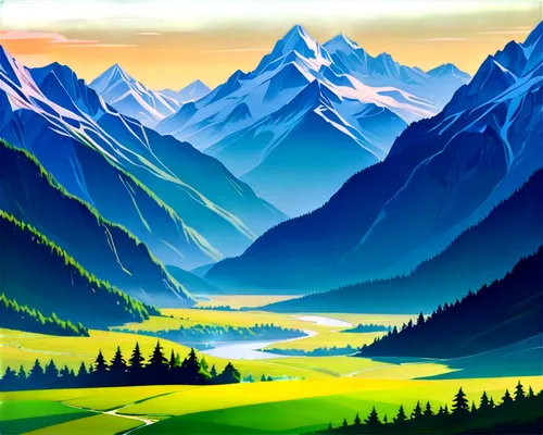 alpine landscape,mountain landscape,landscape background,mountainous landscape,mountains,mountain scene,landscape mountains alps,mountain range,high alps,autumn mountains,mountain ranges,mountain slope,mountain valleys,the alps,the landscape of the mountains,mountainsides,alps,nature background,mountain valley,high mountains,Illustration,Vector,Vector 07