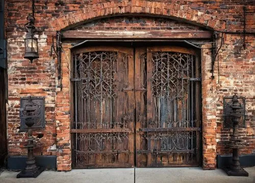 old door,iron door,doors,church door,rusty door,wooden door,wood gate,door,the door,steel door,iron gate,front door,doorways,creepy doorway,doorkeepers,doorway,front gate,doorposts,blue doors,old brick building,Illustration,Realistic Fantasy,Realistic Fantasy 42