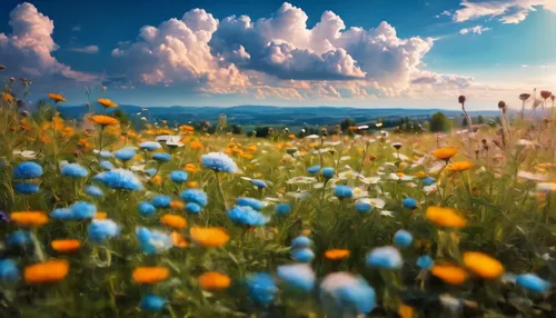 meadow landscape,meadow flowers,flower meadow,flower field,flowering meadow,summer meadow,Photography,General,Fantasy