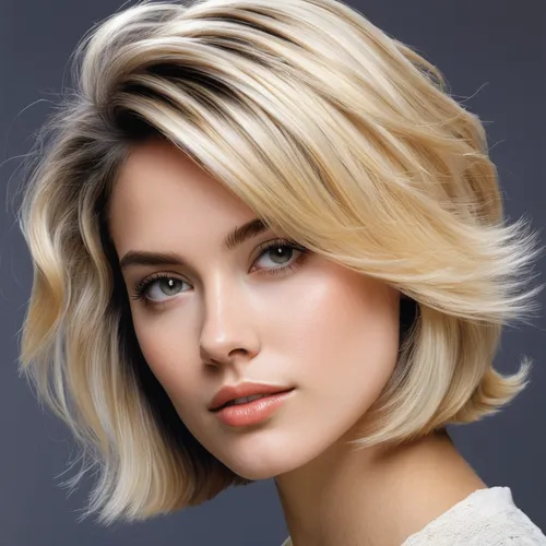 Natural everyday style with black hair blonde highlights,short blond hair,asymmetric cut,colorpoint shorthair,pixie-bob,smooth hair,pixie cut,blonde woman,bob cut,natural color,cool blonde,blonde,laye