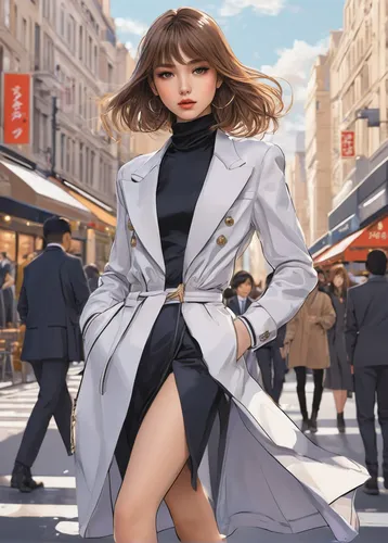 long coat,coat,anime japanese clothing,fashion vector,world digital painting,paris shops,fashion street,paris,fashion illustration,fashion girl,fashionable girl,overcoat,hong,coat color,spy visual,fashion sketch,summer coat,black coat,girl walking away,trench coat,Photography,Fashion Photography,Fashion Photography 12