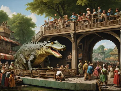 american alligators,crocodiles,crocodilian,crocodile woman,alligator,crocodile,crocodilia,alligators,muggar crocodile,crocodile park,false gharial,crocodilian reptile,giant lizard,south american alligators,aucasaurus,landmannahellir,fake gator,alligator mississipiensis,dinosaur,saurian,Art,Classical Oil Painting,Classical Oil Painting 25