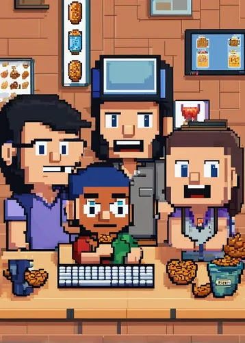 facebook pixel,pixel art,cooking show,pizzeria,retro diner,hamburger set,foodies,empanada,empanadas,last supper,cashew family,food hut,cooks,izakaya,game illustration,chefs,chefs kitchen,pixelgrafic,thanksgiving background,star kitchen,Unique,Pixel,Pixel 01