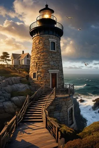 lighthouse,light house,lighthouses,petit minou lighthouse,phare,electric lighthouse,light station,pemaquid,point lighthouse torch,manomet,crisp point lighthouse,bretagne,nubble,beavertail,red lighthouse,lightkeeper,cape elizabeth,lambrook,cohasset,windows wallpaper,Conceptual Art,Fantasy,Fantasy 15