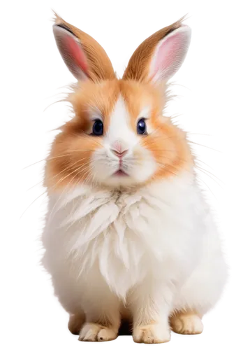 Adorable bunny rabbit, cute facial expression, fluffy white fur, pink nose, twitching whiskers, standing on hind legs, holding carrot stick, bright green eyes, shiny black pupils, soft lighting, warm 