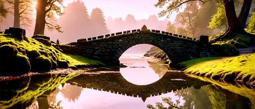 scenic bridge,dragon bridge,adventure bridge,rivendell,hangman's bridge,wooden bridge,bridge,stone bridge,cartoon video game background,virtual landscape,angel bridge,bridge arch,old bridge,love bridge,world digital painting,viola bridge,forest lake,oxenbridge,riverwood,golden bridge,Illustration,Vector,Vector 19