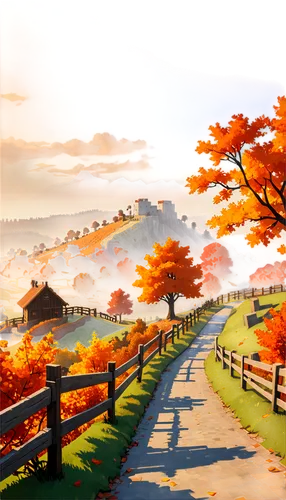 autumn background,autumn scenery,autumn landscape,fall landscape,landscape background,autumn morning,background vector,autumn mountains,autumn day,one autumn afternoon,autumn in japan,japan landscape,autumn idyll,autumn theme,autumn walk,cartoon video game background,autumn,the autumn,maple road,autumn season,Unique,Pixel,Pixel 03