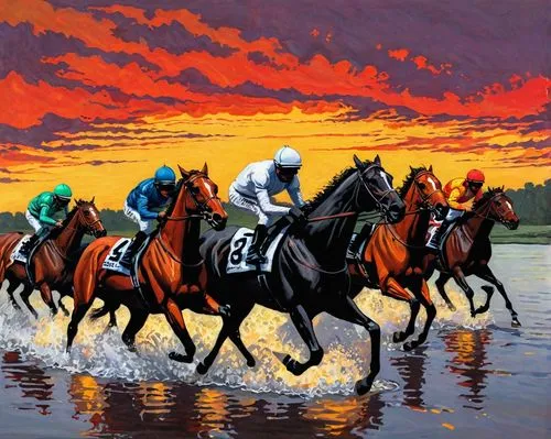 horseracing,racehorses,horse racing,horse race,horserace,steeplechasing,Illustration,American Style,American Style 03