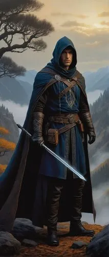 Malazan Karsa, powerful sorcerer, tall, muscular build, strong facial features, piercing blue eyes, sharp jawline, short black hair, intricate silver tattoos on arms and chest, worn leather gloves, da