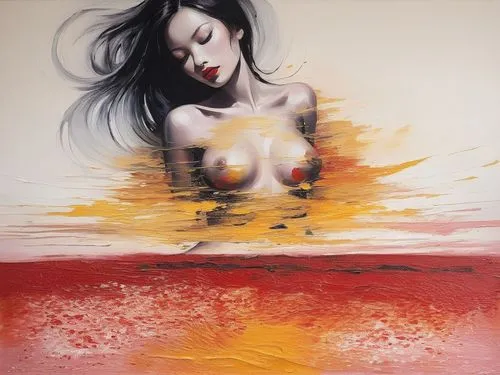 jeanneney,grafite,emic,jianfeng,jianying,youliang,peintre,jasinski,lacombe,hoang,etty,han thom,vanderhorst,viveros,xueying,heatherley,inviolate,adnate,hoshihananomia,red sun,Illustration,Paper based,Paper Based 07