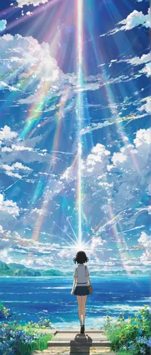 god rays,celestial phenomenon,the pillar of light,rainbow and stars,beam of light,lens flare,transcendence,rainbow background,violet evergarden,bright sun,sunrays,sun ray,heavenly ladder,raimbow,world end,beyond,star sky,rays of the sun,imax,astral traveler,Unique,Paper Cuts,Paper Cuts 08