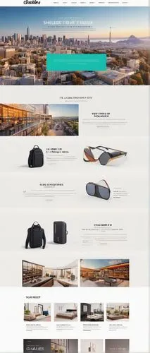 Modern, sleek, minimalist ecommerce website, desktop view, wide screen, high-resolution display, grid composition, clean typography, pastel colors, soft shadows, subtle animations, hover effects, 3D p