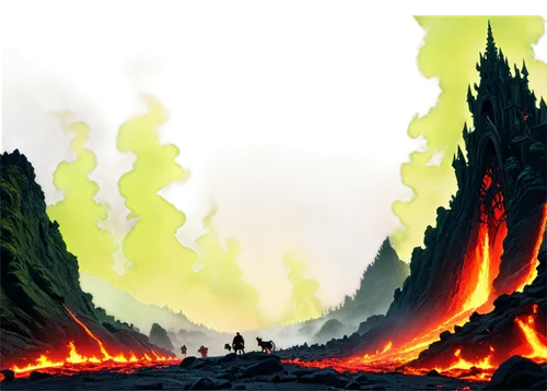 firelands,scorched earth,burning earth,magmatic,fire background,firestorms,forest fire,fire land,cataclysm,burned land,fire mountain,lava river,lava,volcanic,forest fires,volcanic landscape,fire planet,nyiragongo,krafla volcano,volcanism,Illustration,Paper based,Paper Based 06