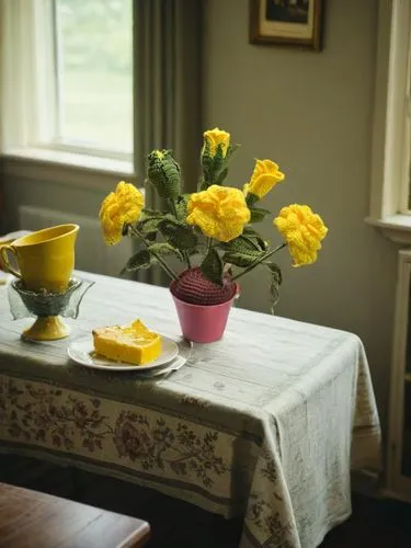 yellow cups,yellow roses,teacup arrangement,cup and saucer,tearoom,antique table,tea flowers,tea service,vintage tea cup,still life photography,breakfast table,flower tea,vintage flowers,vintage dishes,still life of spring,dining table,yellow rose,appomattox court house,goldenrod tea,tea set