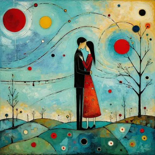 vintage couple silhouette,romantic scene,young couple,amantes,matrimonio,dancing couple,Art,Artistic Painting,Artistic Painting 49