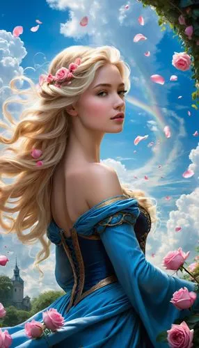 rapunzel,eilonwy,rosa 'the fairy,fantasy picture,fairy tale character,margaery,Conceptual Art,Fantasy,Fantasy 11