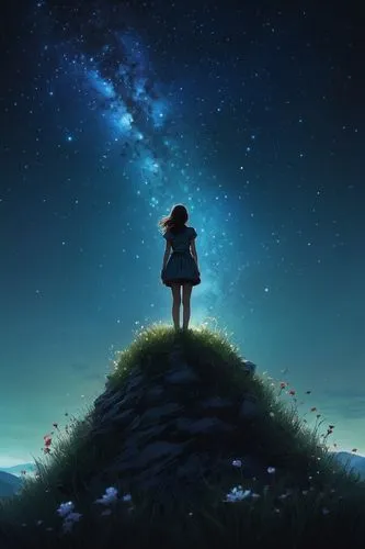 starry sky,star sky,boogiepop,falling star,arrietty,falling stars,Conceptual Art,Fantasy,Fantasy 11