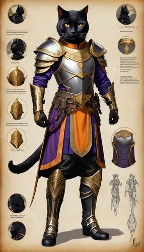 cat warrior,armored animal,massively multiplayer online role-playing game,canis panther,felidae,knight armor,napoleon cat,cat european,breed cat,chartreux,jiji the cat,capricorn kitz,quarterstaff,heavy armour,sterntaler,cat vector,armored,american shorthair,rex cat,king caudata,Unique,Design,Character Design