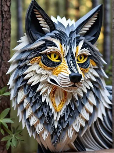 paper art,gryphon,owl art,griffon bruxellois,lawn ornament,owl-real,southern white faced owl,fractalius,wood carving,heraldic animal,rabbit owl,eurasian eagle owl,eagle-owl,owl,glass yard ornament,wood art,eurasia eagle owl,an ornamental bird,eurasian eagle-owl,south american gray fox,Unique,Paper Cuts,Paper Cuts 09