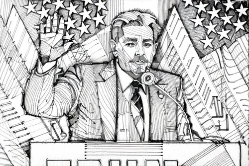 politician,coloring page,office line art,santiago calatrava,gosling,announcer,patriot,president of the u s a,hitchcock,federal staff,orator,mayor,freedom of the press,analyze,speech,45,state of the un