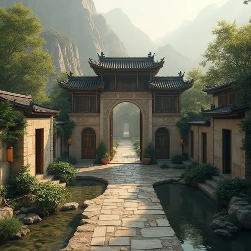 qingcheng,wudang,asian architecture,qingming,shaoming,world digital painting,oriental painting,oriental,hushan,yanzhao,sizhao,wenzhao,summer palace,qibao,tianxia,yonghao,fantasy landscape,longshan,teahouse,baoqing,Photography,General,Realistic