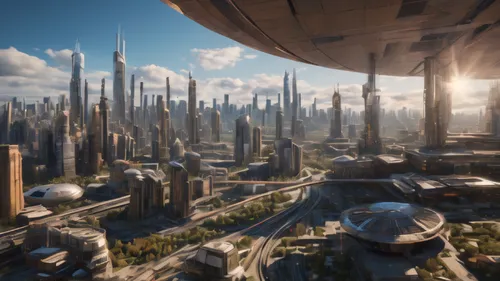 futuristic landscape,futuristic architecture,metropolis,terraforming,sci-fi,sci - fi,fantasy city,sci fi,city cities,skyscraper town,destroyed city,skycraper,empire,sky city,millenium falcon,urbanization,futuristic,city panorama,republic,hub