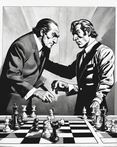 chess men,chess game,play chess,chess,english draughts,chessboard,chessboards,chess icons,chess player,chess board,chess boxing,game illustration,handshake,chess cube,handshaking,vertical chess,escher,chess pieces,italian poster,shake hands,Illustration,Black and White,Black and White 10