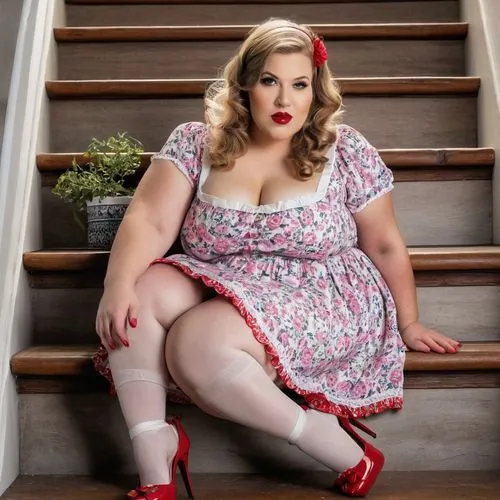 plus-size model,pin up christmas girl,valentine pin up,pinup girl,girl on the stairs,pin-up model,retro christmas girl,retro christmas lady,valentine day's pin up,christmas pin up girl,red hot polka,retro pin up girl,retro women,retro woman,red-hot polka,plus-size,pin-up,heidi country,retro pin up girls,pin-up girl,Photography,General,Natural