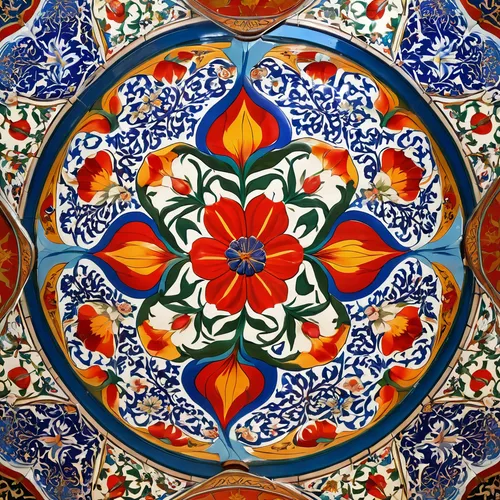 rangoli,mandala,floral ornament,floral rangoli,khokhloma painting,spanish tile,moroccan pattern,motifs of blue stars,circular ornament,islamic pattern,ceramic tile,ottoman,khamsa,arabesque,mandala pattern,terracotta tiles,decorative plate,dharma wheel,mandala flower,tile,Photography,General,Realistic