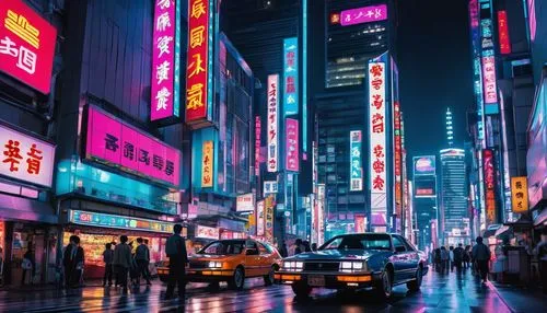 shinjuku,tokyo,taipei,tokyo city,tokyo ¡¡,shanghai,hong kong,osaka,shibuya,hk,colorful city,kowloon,hong,japan,time square,busan,city at night,chongqing,nanjing,taipei city,Illustration,American Style,American Style 04