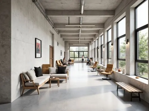 vitra,minotti,loft,danish furniture,lofts,concrete ceiling,contemporary decor,modern decor,interior modern design,modern office,exposed concrete,henningsen,contemporary,cassina,home interior,associati,mid century modern,neutra,arkitekter,daylighting