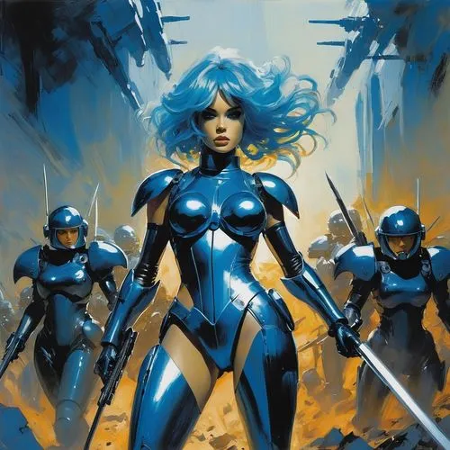 lilandra,fembots,cortana,femforce,nausicaa,cyberforce,Conceptual Art,Fantasy,Fantasy 10